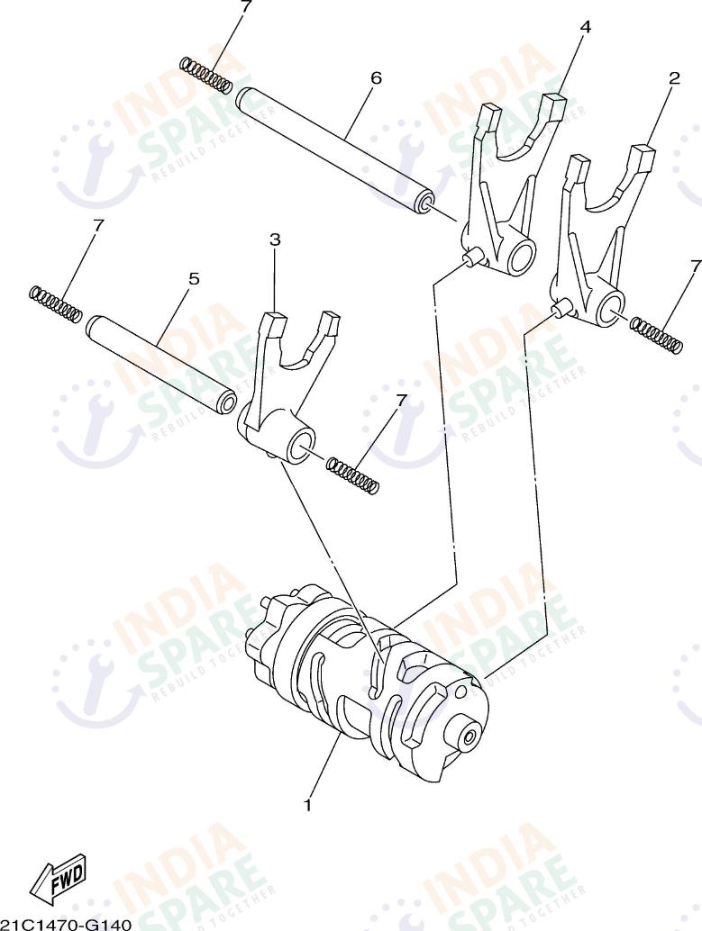 SHIFT CAM FORK